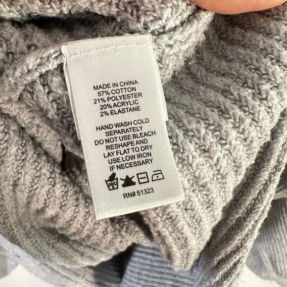 1. STATE v neck bubble sleeve grey sweater woman’s size XL neutral capsule - Picture 9 of 10